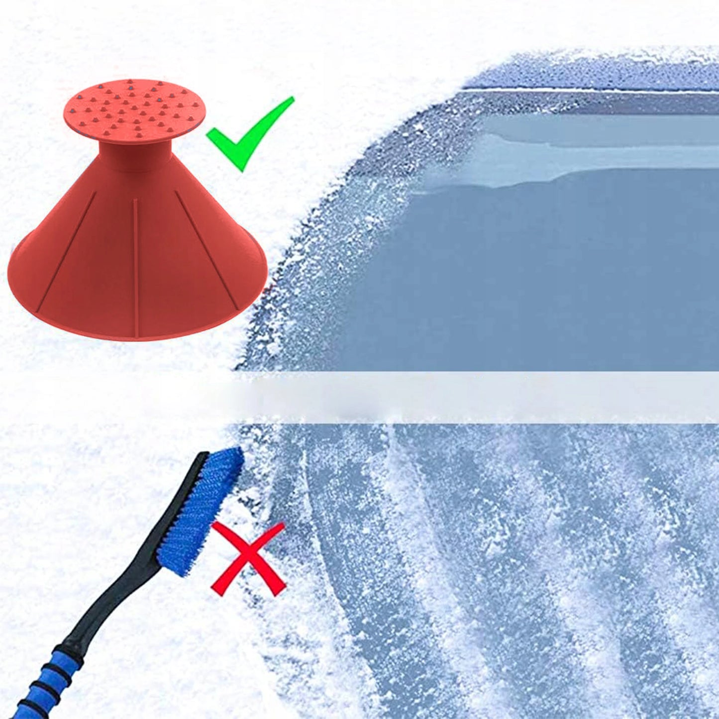 Skrobuś - innowacyjny skrobak do szyb i lejek.