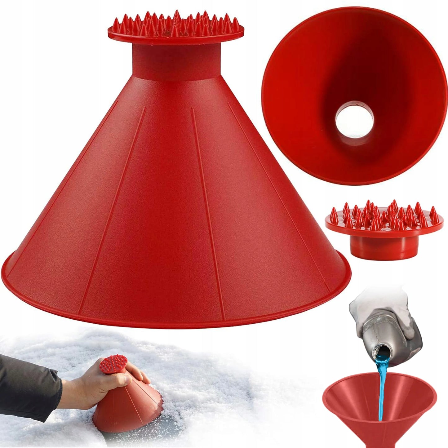 Skrobuś - innowacyjny skrobak do szyb i lejek.